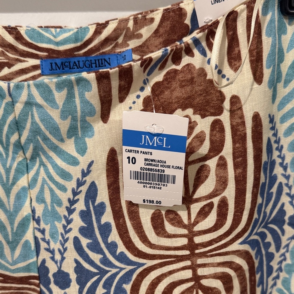 J. Mclaughlin Multicolor Patterned Women's Chinos - image 2